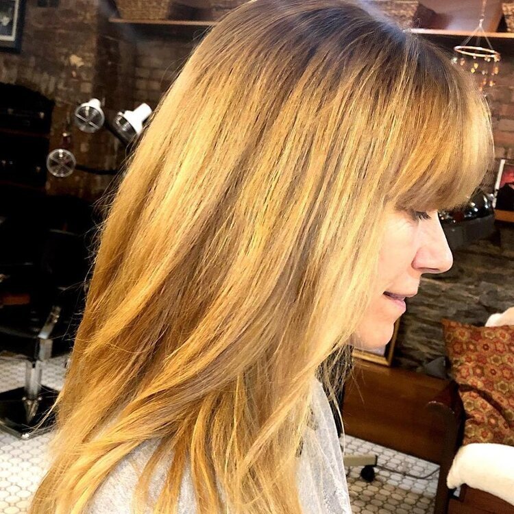 Single Process Color, Hair Painting, Low-lights, Cut